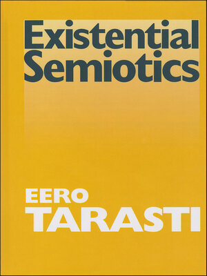 cover image of Existential Semiotics
